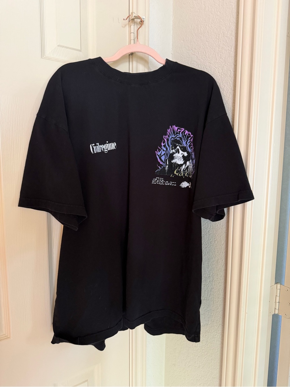 Civil Regime Limited Edition Black Graphic Men’s Tee - XXL